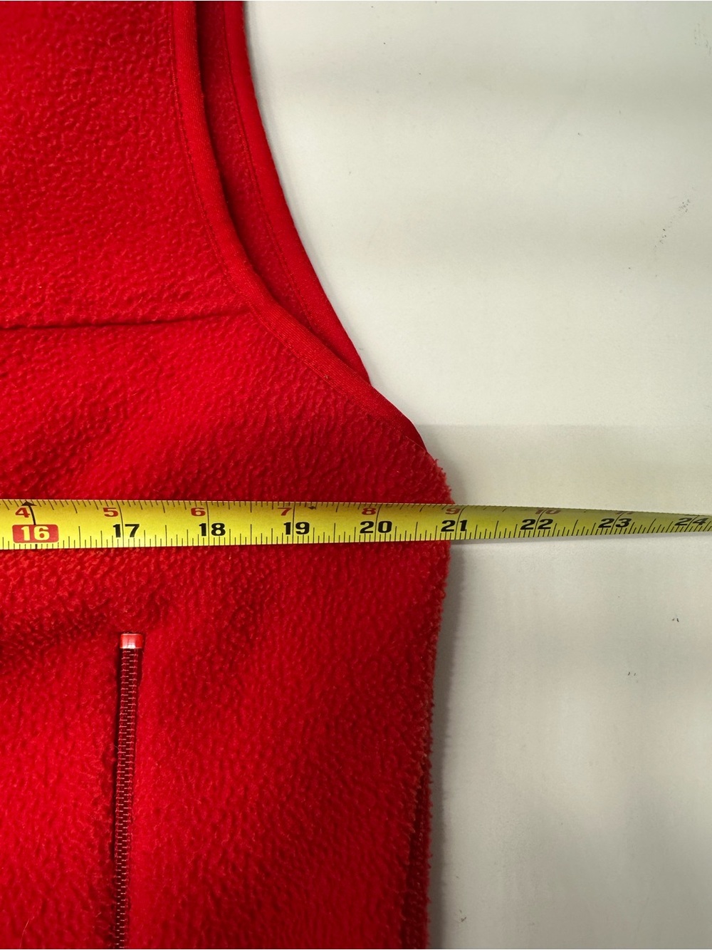 Patagonia Red Men's Full-Zip Fleece Vest M - Picture 6 of 8